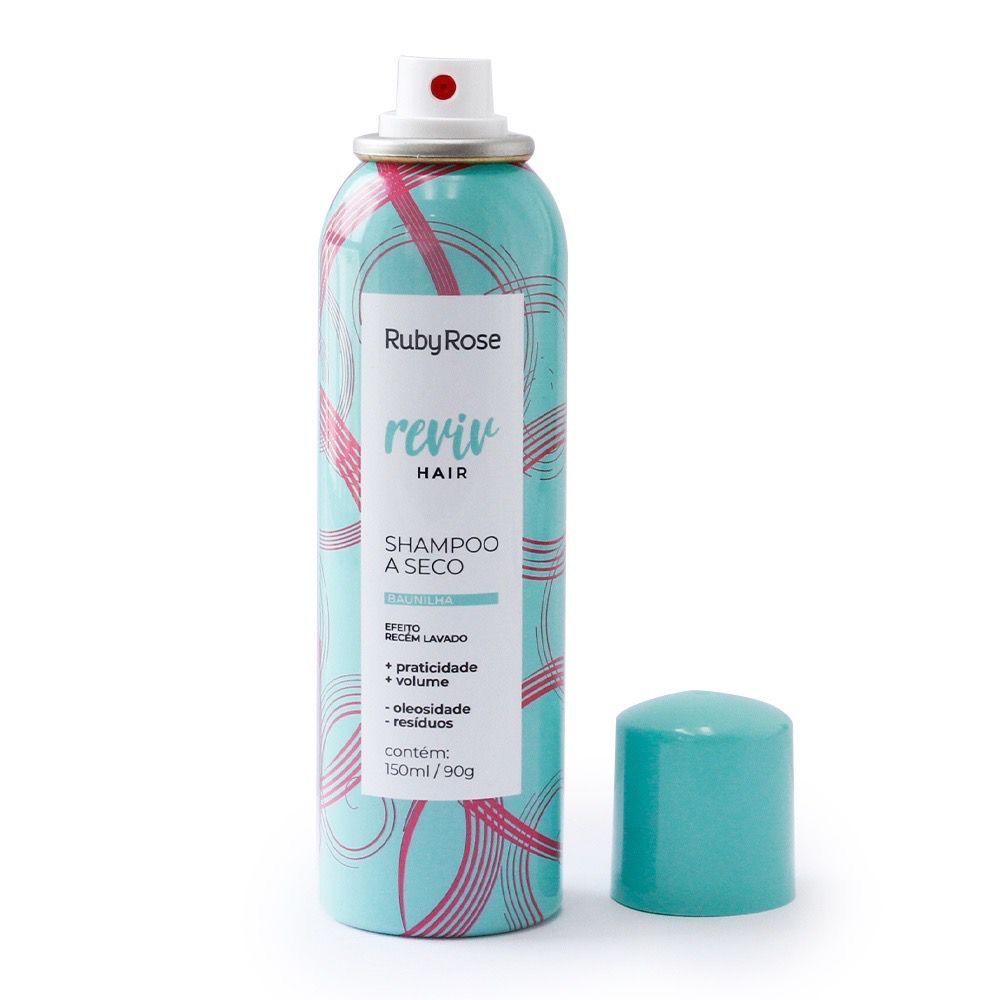 Shampoo a Seco Ruby Rose Reviv Hair - 150ml | Shopee Brasil