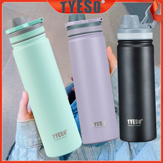 Garrafa Térmica Tyeso 750ml A Vácuo Copo Aço Inoxidável Garrafa De Agua Esportiva Garrafa Térmica Café