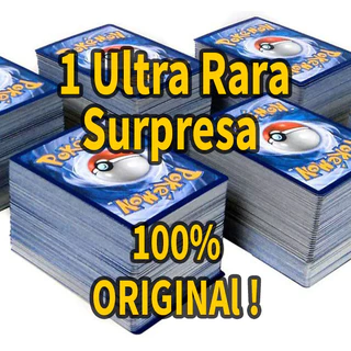 1 Carta Pokémon Ultra Rara Surpresa Original e em Português - Cartas originais COPAG Brasil
