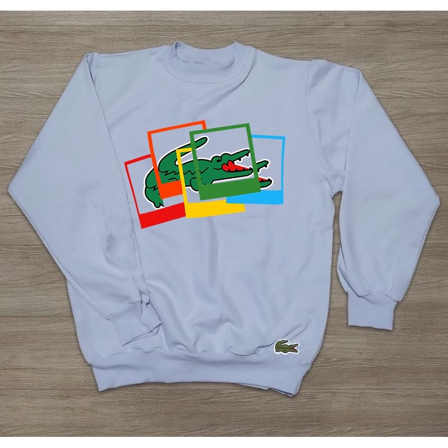 Blusa blusa moletom gola careca agasalho masculino envio hoje new clothing 2023 .