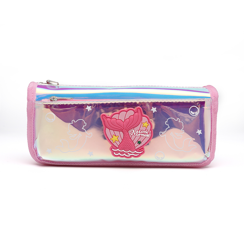 Estojo Porta Caneta Lapis Escolar Holografica New Season City Rock