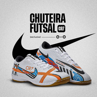 Chuteira Futsal / Salão Masculino Costurado Confortável Segura Envio Imediato Promoção