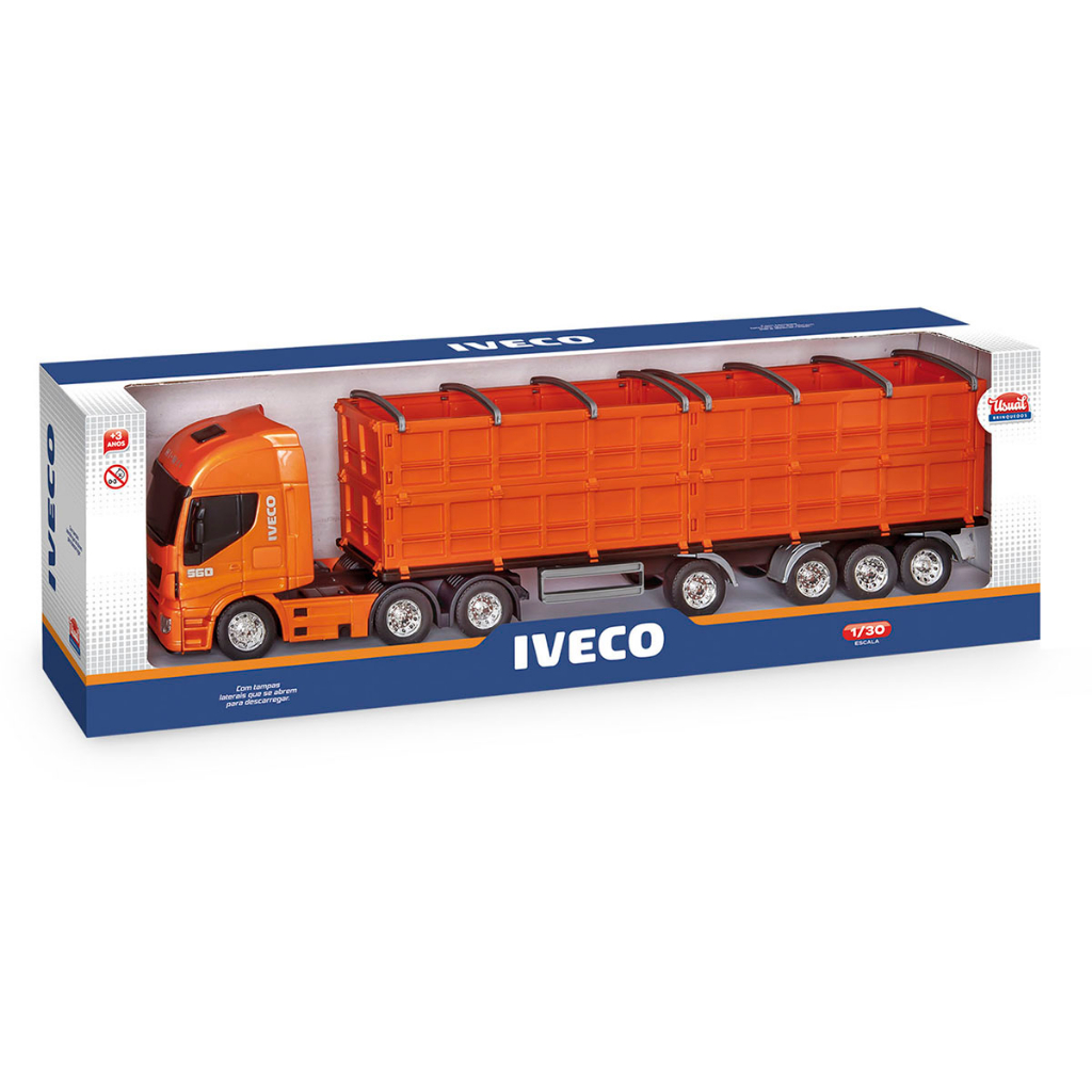 Caminhão Miniatura Iveco Graneleiro Articulado Brinquedo