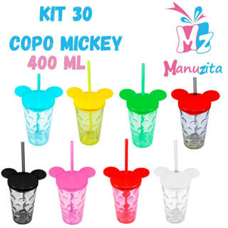 Kit 30 Copo Mickey Bolha 400 ml - Copos pra festa - Decoração infantil- Copo Kids