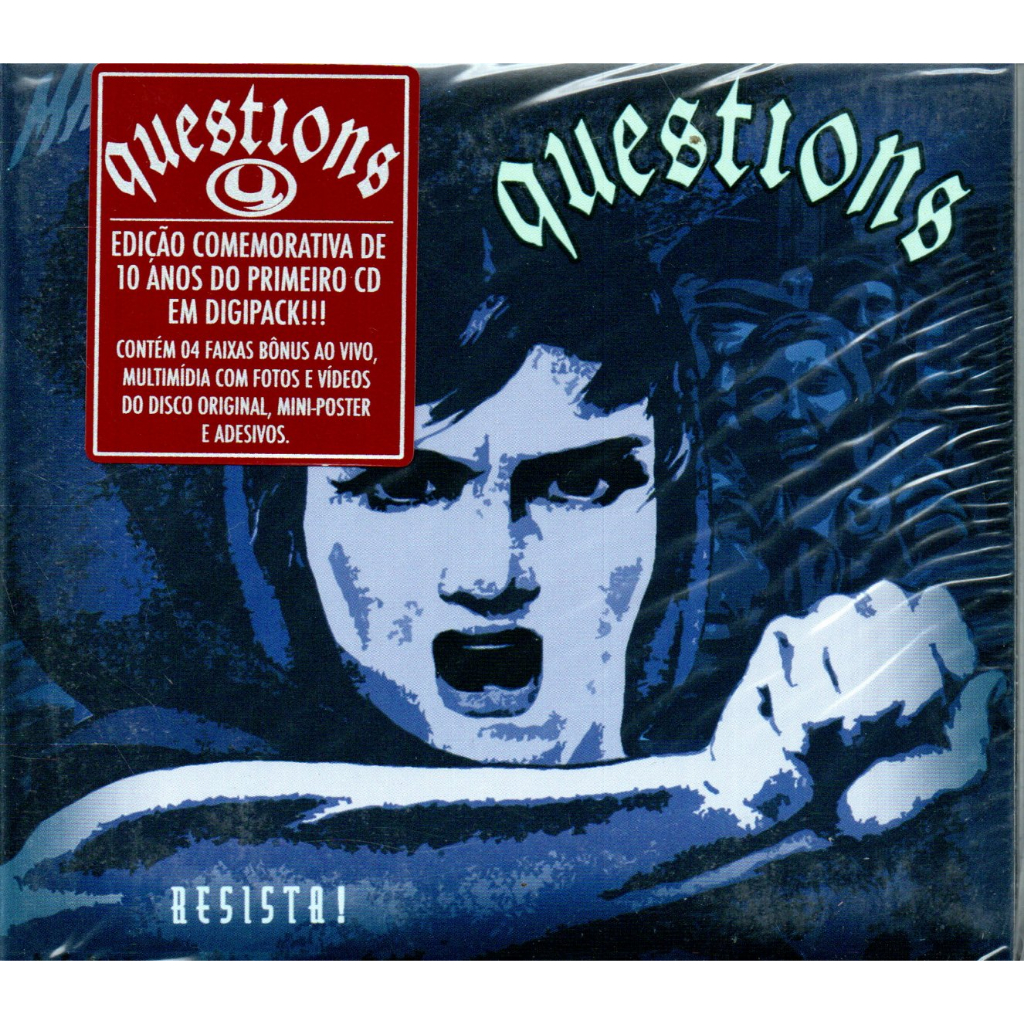 CD QUESTIONS - RESISTA ( LACRADO DIGIPACK C/ BONUS ) SPIDER MERCH ...