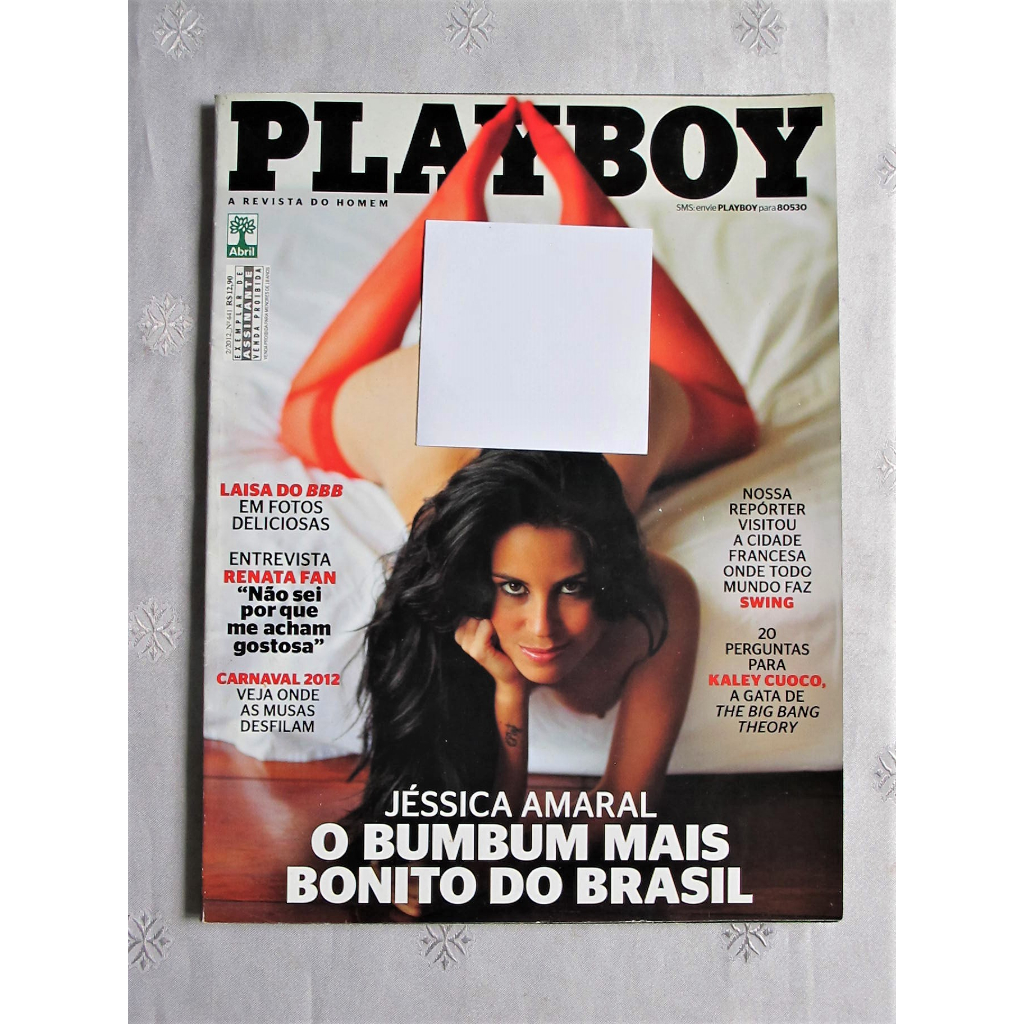 Revista Playboy - N°441 Jéssica Amaral | Shopee Brasil