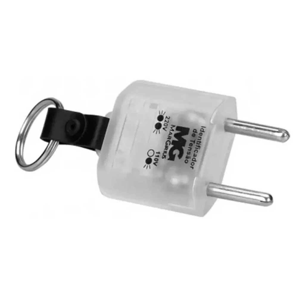 Chaveiro Identificador Teste De Voltagem Tomada Margirius