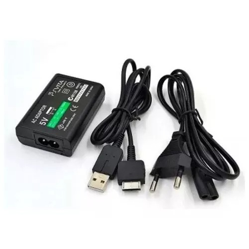 Fonte Carregador Bivolt Ps Vita 1000 Com Cabo Usb