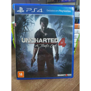 Uncharted 4 PS4 midia fisica