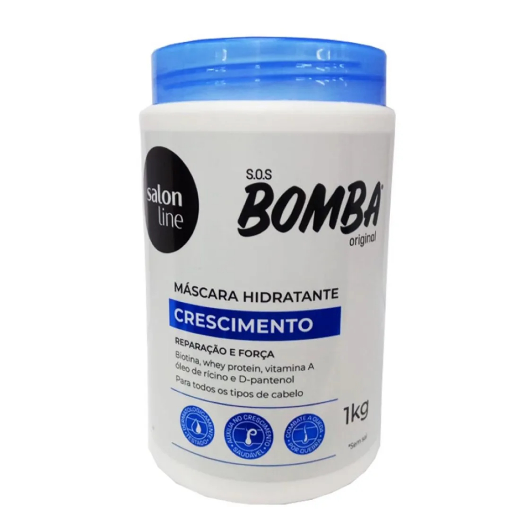 Máscara de Hidratação SOS Bomba Original Salon Line 1kg