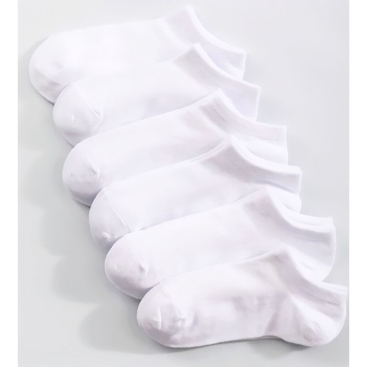 Kit 18 Pares de Meias Brancas Soquete Cano Curto Masculina Feminina Unissex varejo