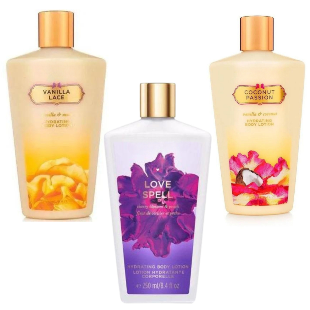 Kit 3 Cremes Hidratantes Victoria Secrets 250ml - Escolhe suas ...