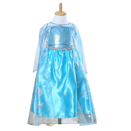 Vestido elsa frozen pronta hot sale entrega