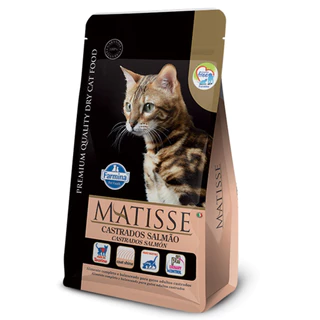 Ração Matisse Gatos Castrados Sabor Salmão 7,5kg