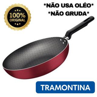 Frigideira Funda Antiaderente Alumínio Tramontina Original Não gruda