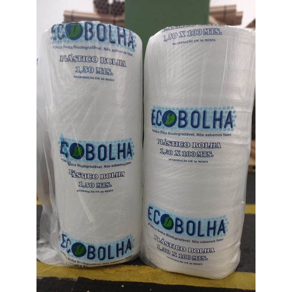 Plástico Bolha 100 metros 1,30cm X 100m E-commerce 25 micras - Papelaria - 01 unid rolo