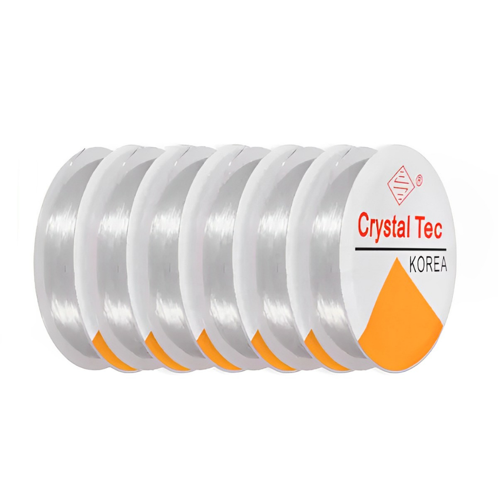 Fio de Silicone Transparente 1.0mm/0.8mm/0.6mm - 10 metros