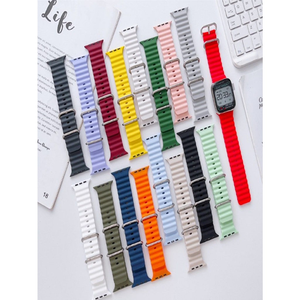 Pulseira Oceano Para Apple Watch Ultra 49mm 45mm 44mm 42mm