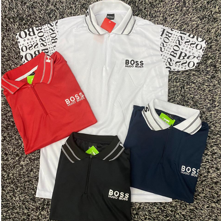 Camisa Polo De Golfe Clássica Masculina Com Manga Curta