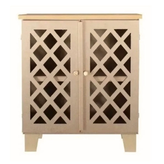 Treliça Comoda Decorativo Mdf Cru
