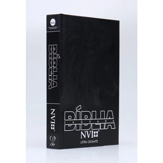 Bíblia Sagrada | NVI | Letra Gigante | Capa Dura | Leão Esboço