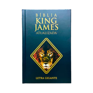 Bíblia Sagrada | King James Atualizada | Letra Gigante | Capa Dura | Flame Lion