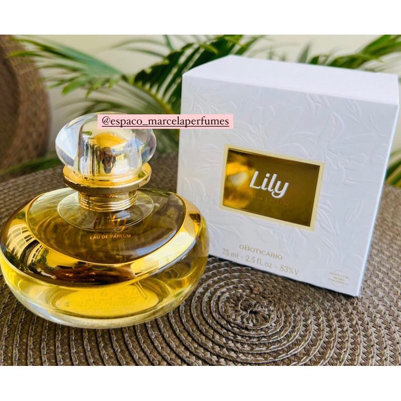 Lily Eau de Parfum, 75ml perfume Boticário. validade 11/25