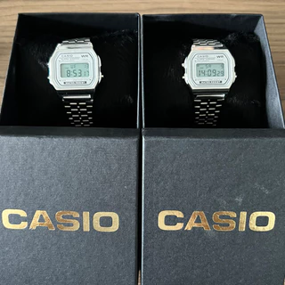 COMBO 2 RELÓGIOS VINTAGE WR DIGITAL | MASCULINO | FEMININO | UNISEX