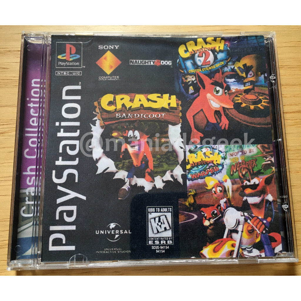 Jogo Crash Collection de Play 1 PsOne