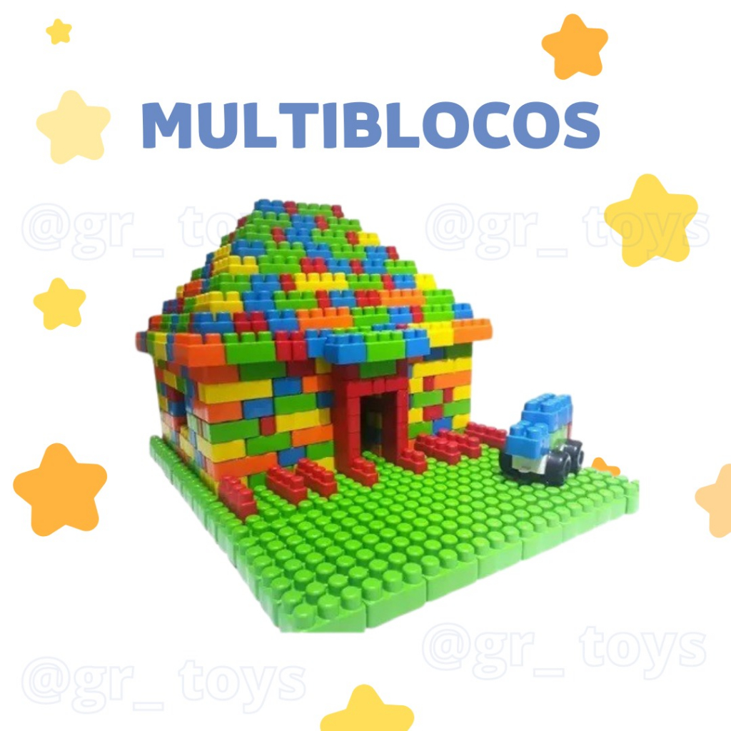 Kit infantil 1000 multiblocos kids-pecinhas criativas