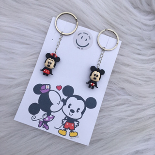 Chaveiro casal Mickey e Minnie
