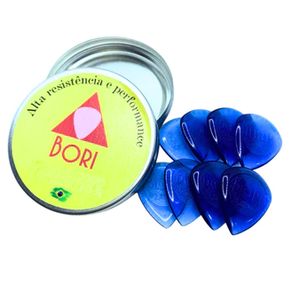 Palhetas Bori MINI DRIP Azul Translúcido para Guitarra e Violão em Oferta na Shopee