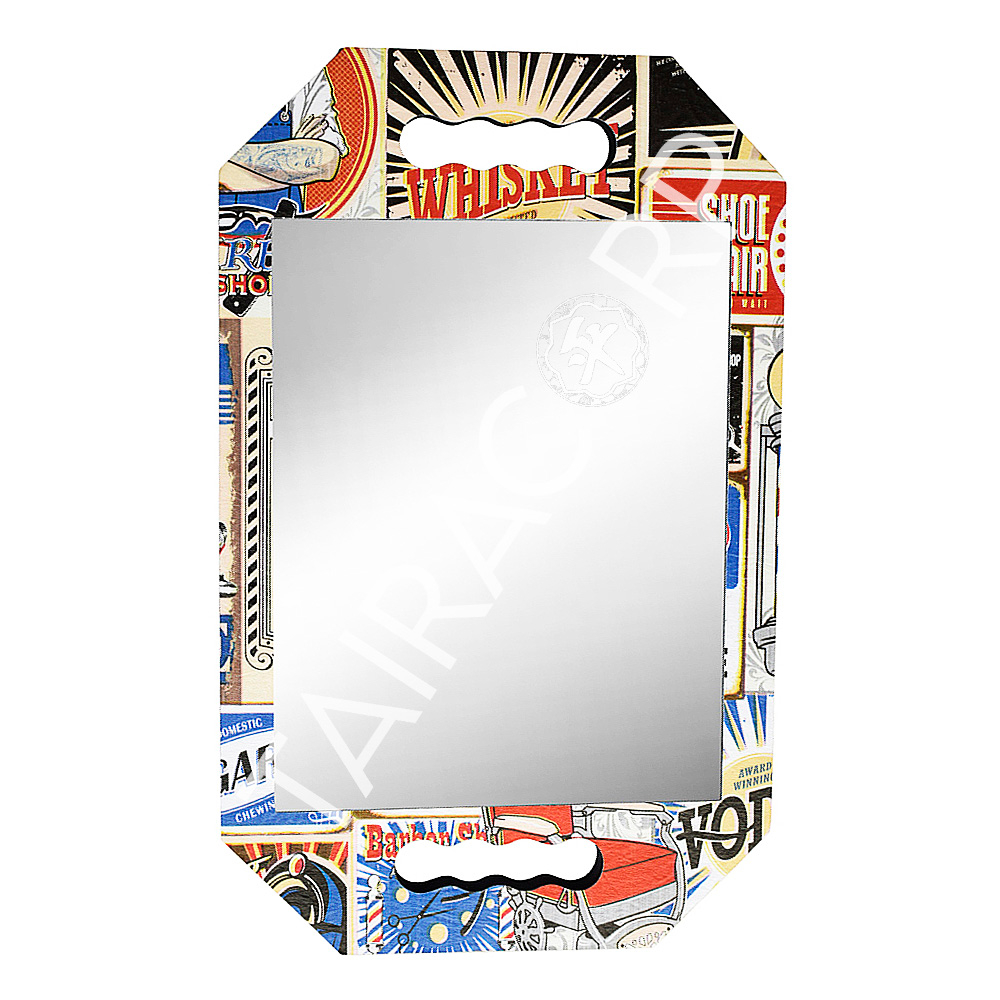Placa Profissões Salão De Cabeleireiro Em Espelho Jateado Modelo PR1LM