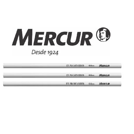 KIT 3 REFIL PARA CANETA BORRACHA 6.6 MM MERCUR