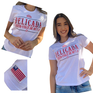 Tshirt Feminina Country Estampada PBC
