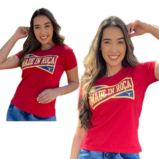 T-SHIRT FEMININA COUNTRY PB COUNTRY MADE IN ROÇA VERMELHA