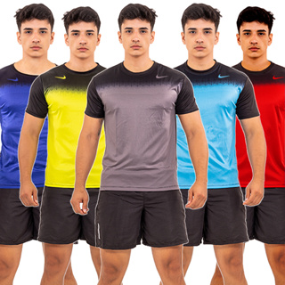 Kit 4 Camiseta Dry Fit Masculina Treino Academia Esporte Promoção