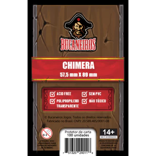 Sleeve Chimera (57,5x89mm) - Bucaneiros - 100 Unidades
