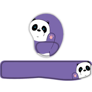 Kit Apoio de Teclado + Mouse Pad com apoio de pulso PANDA PATINHA