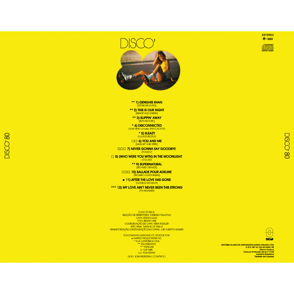 CD - DISCO 80 (COLETÂNEA) | Shopee Brasil