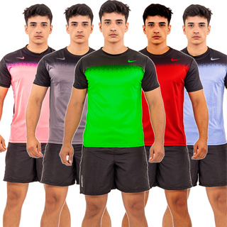 Kit 3 Camiseta Dry Fit Masculina Manga Curta Cross Fit Treino Academia