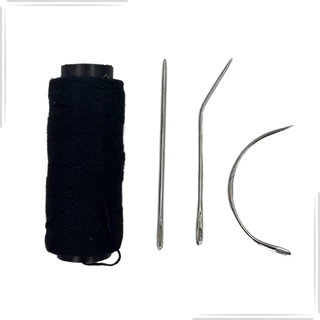 Kit Entrelace Para Mega Hair 3 Agulhas + 1 fio de Linha 10 m em Oferta na Shopee