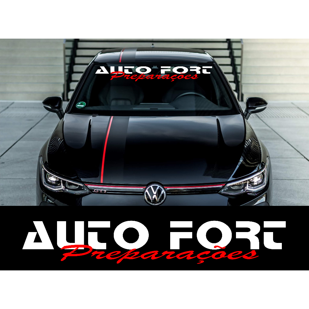 Adesivo Auto Fort Preparaçoes Grande Para Brisa - Adesivos Vidro ...