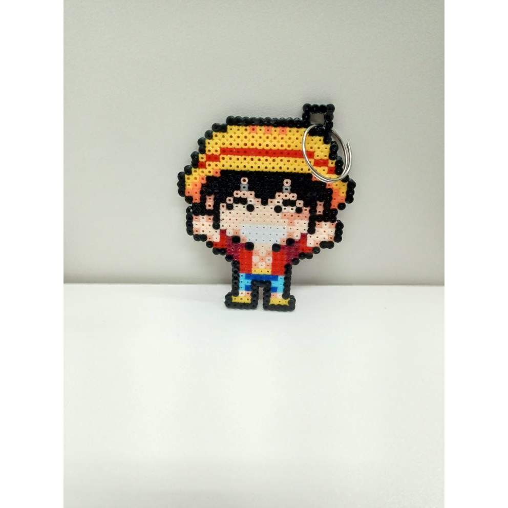 Chaveiro / Imã / Peça decorativa Going merry one piece navio perler beads  hama beads luffy anime pixel art 8bits