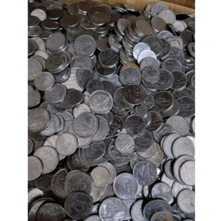 1 KILO DE MOEDAS ANTIGAS DE INOX ( SÃO MAIS DE 200 MOEDAS)