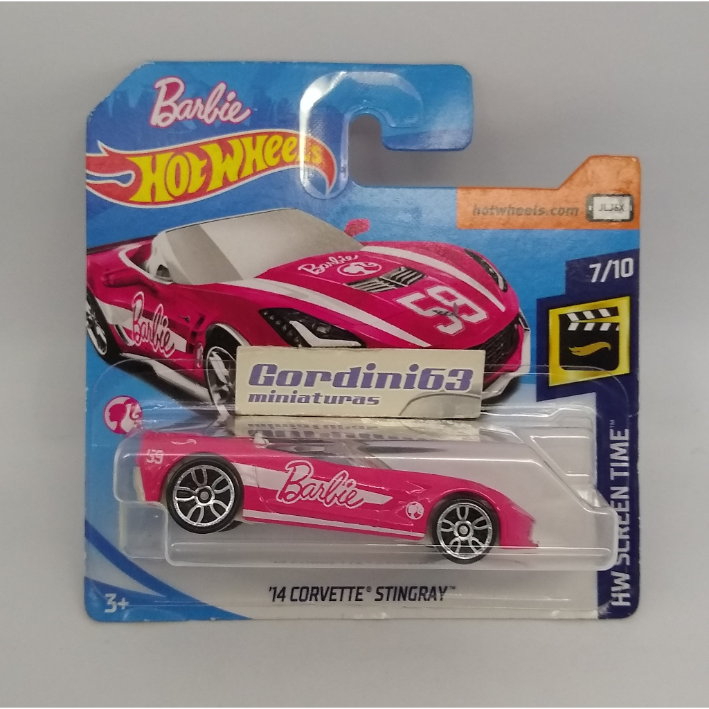 Hot Wheels '14 Corvette Stingray - Barbie 59 anos