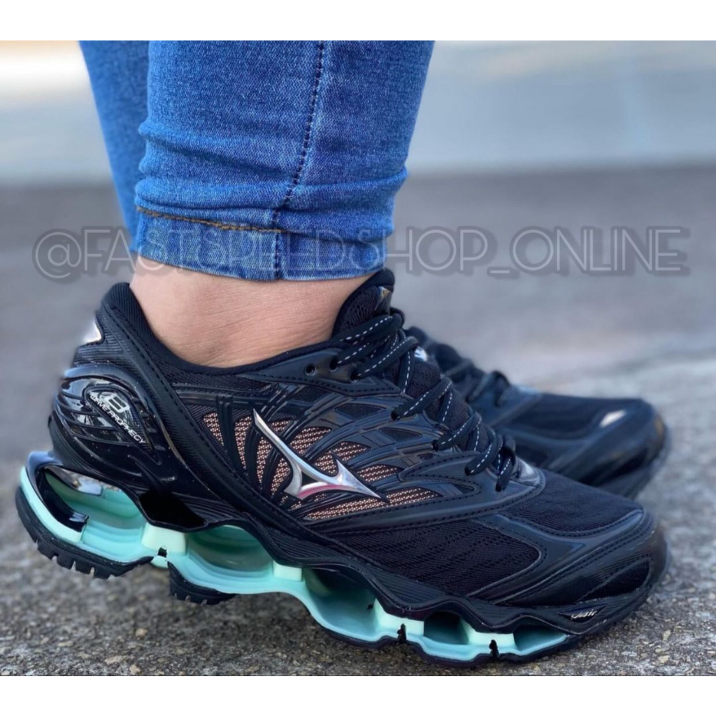 Mizuno prophecy 5 clearance azul e verde agua