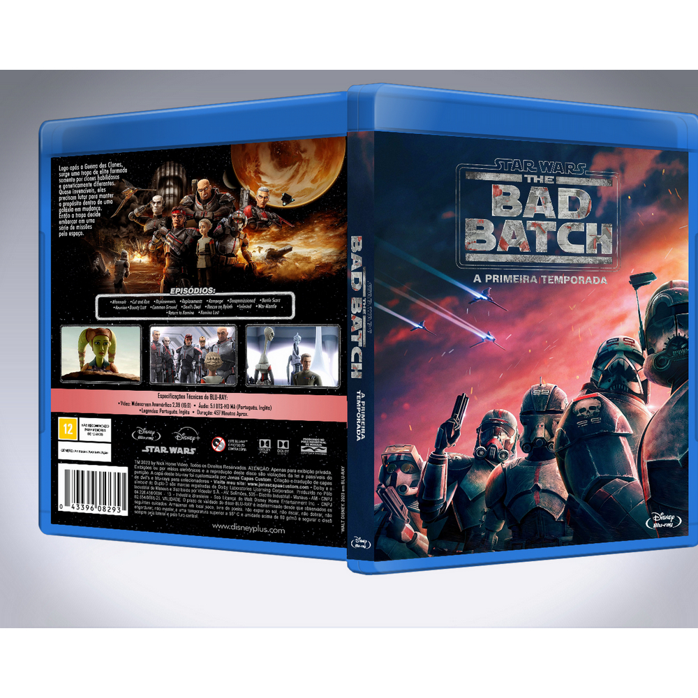 Bluray Star Wars The Bad Batch Primeira Temporada [PERSONALIZADO] Shopee Brasil
