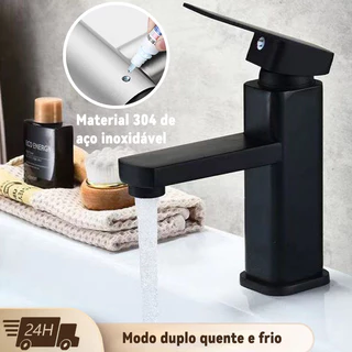 Vedação Acessórios para torneiras Torneira De Banheiro Lavabo Luxo Metal Cromada Preta Dourada Rose Moderna