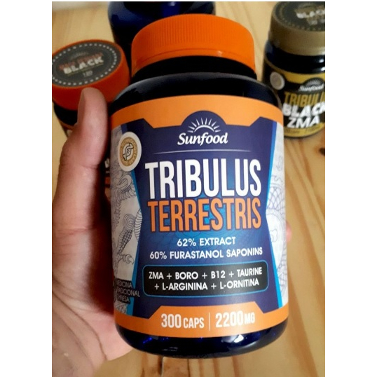 Tribulus ZMA 300 cápsulas 2200mg Sunfood Shopee Brasil